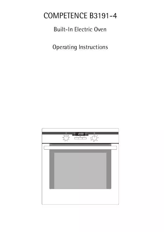 Mode d'emploi AEG-ELECTROLUX B3191-4-M