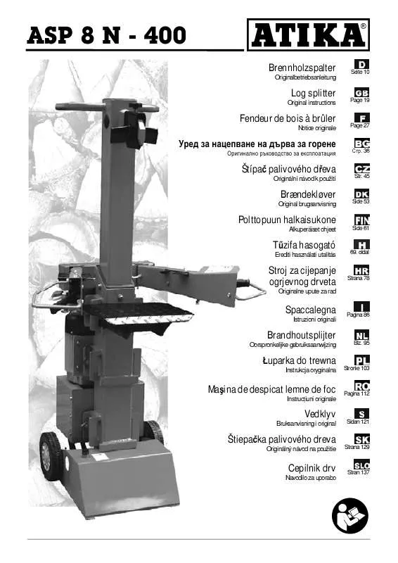 Mode d'emploi ATIKA ASP 8 N-400