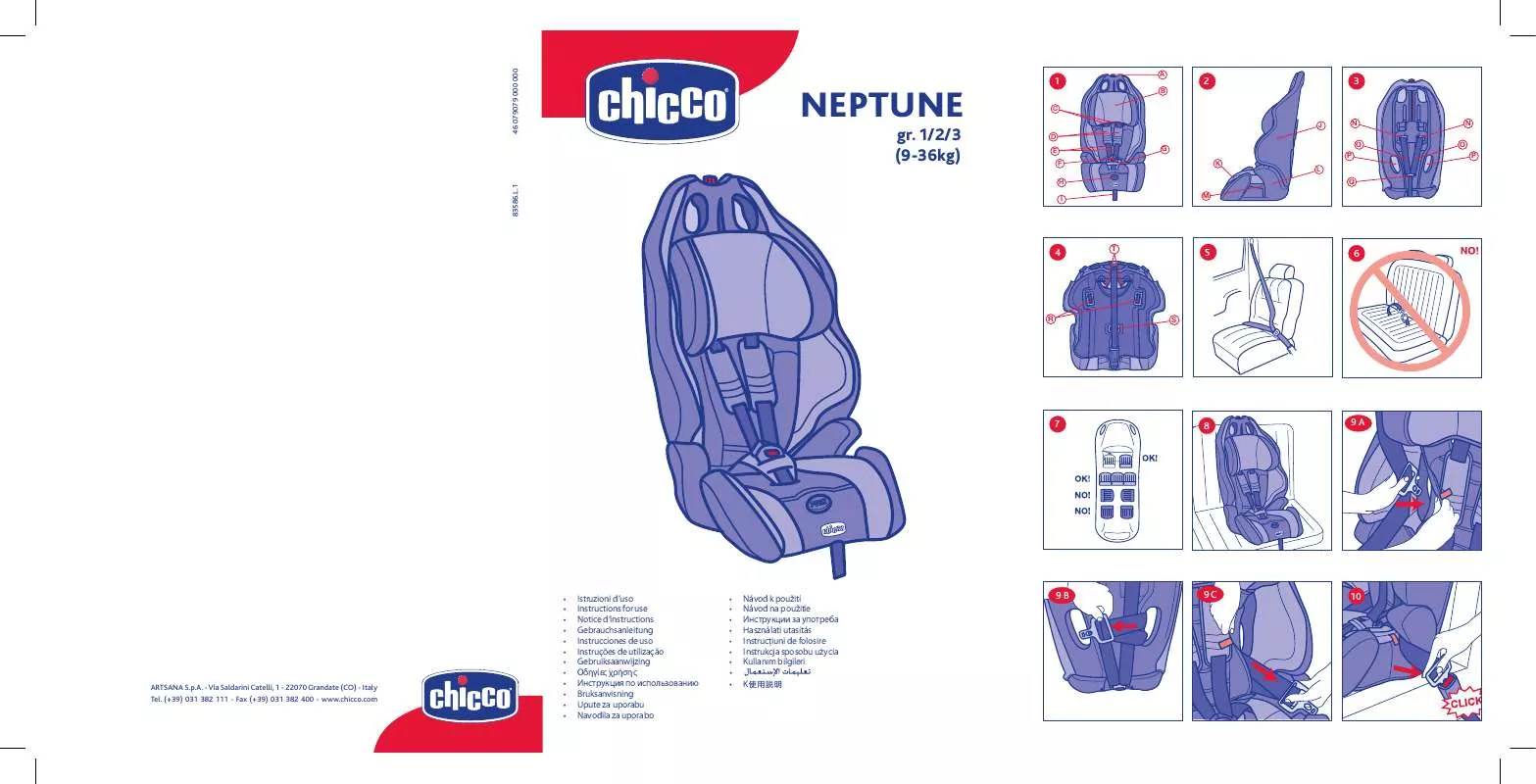 Mode d'emploi CHICCO NEPTUNE