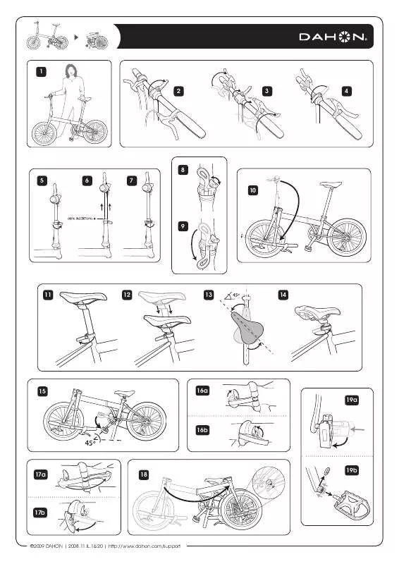 Mode d'emploi DAHON 20 INCH