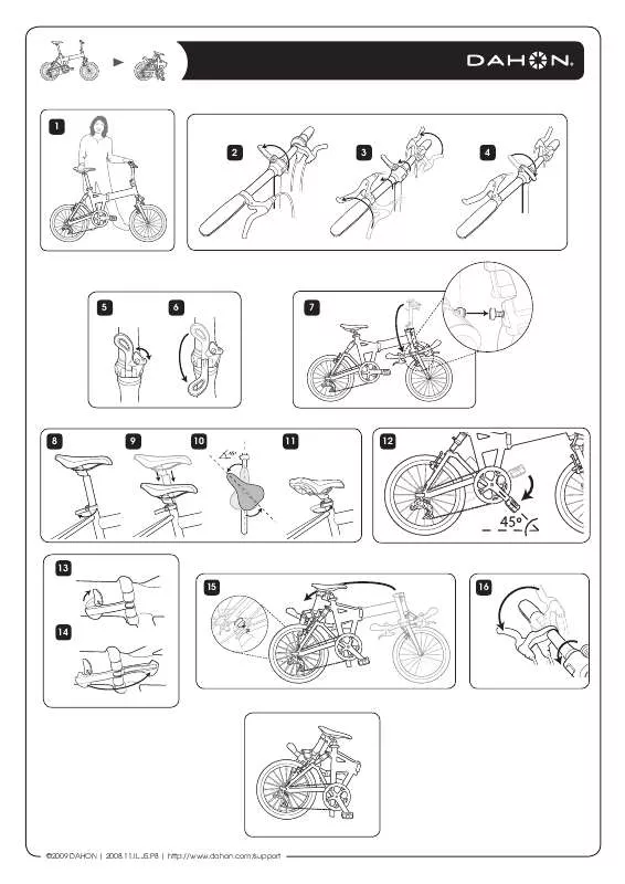 Mode d'emploi DAHON JETSTREAM P8