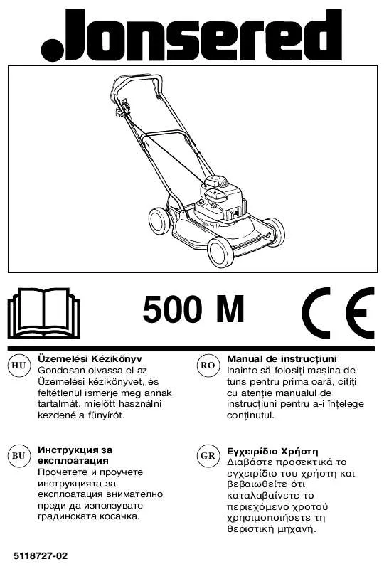 Mode d'emploi JONSERED 500 M