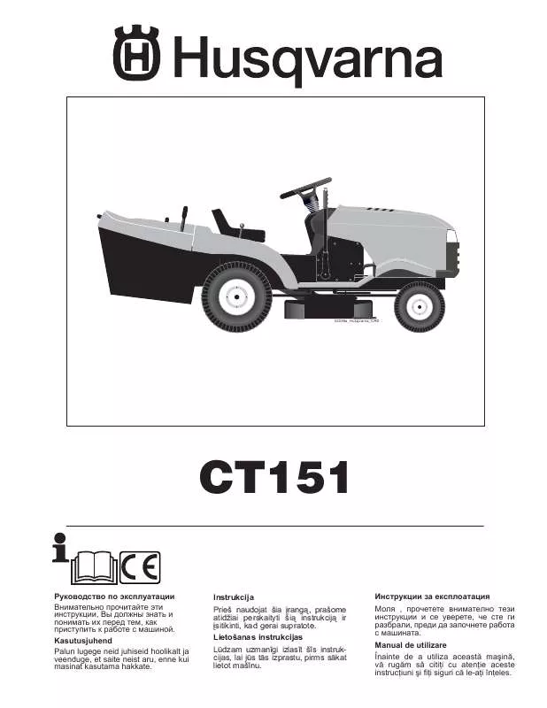 Mode d'emploi JONSERED CT 151