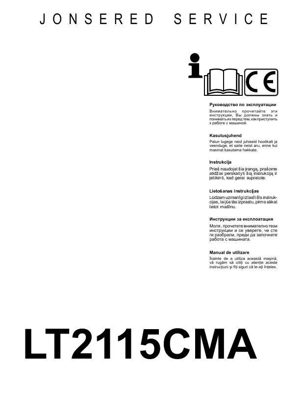 Mode d'emploi JONSERED LT 2115 CMA