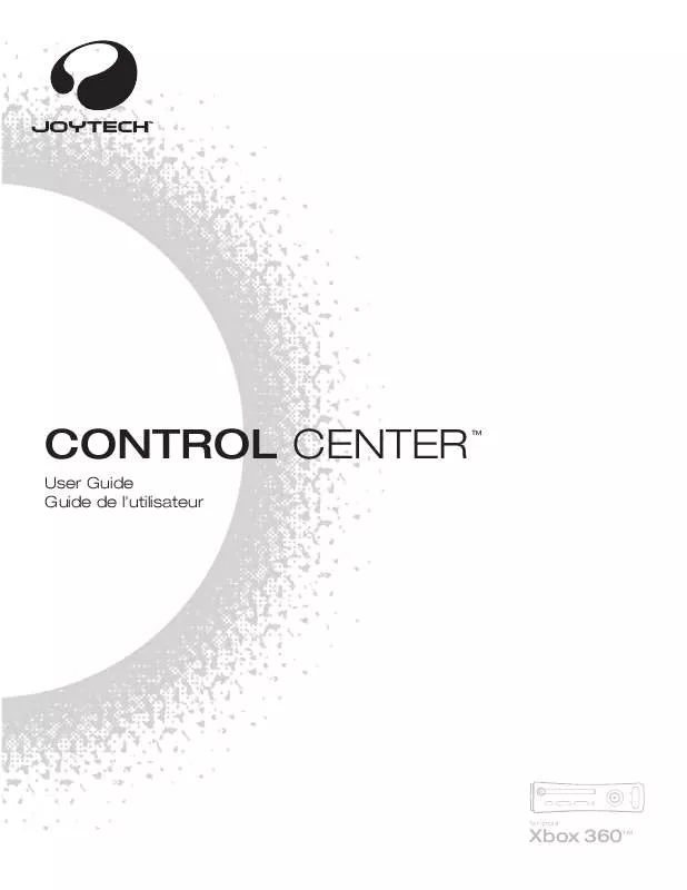 Mode d'emploi JOYTECH CONTROL CENTER 540C