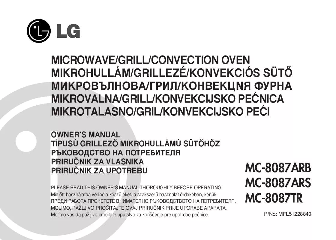 Mode d'emploi LG MC-8087ARB
