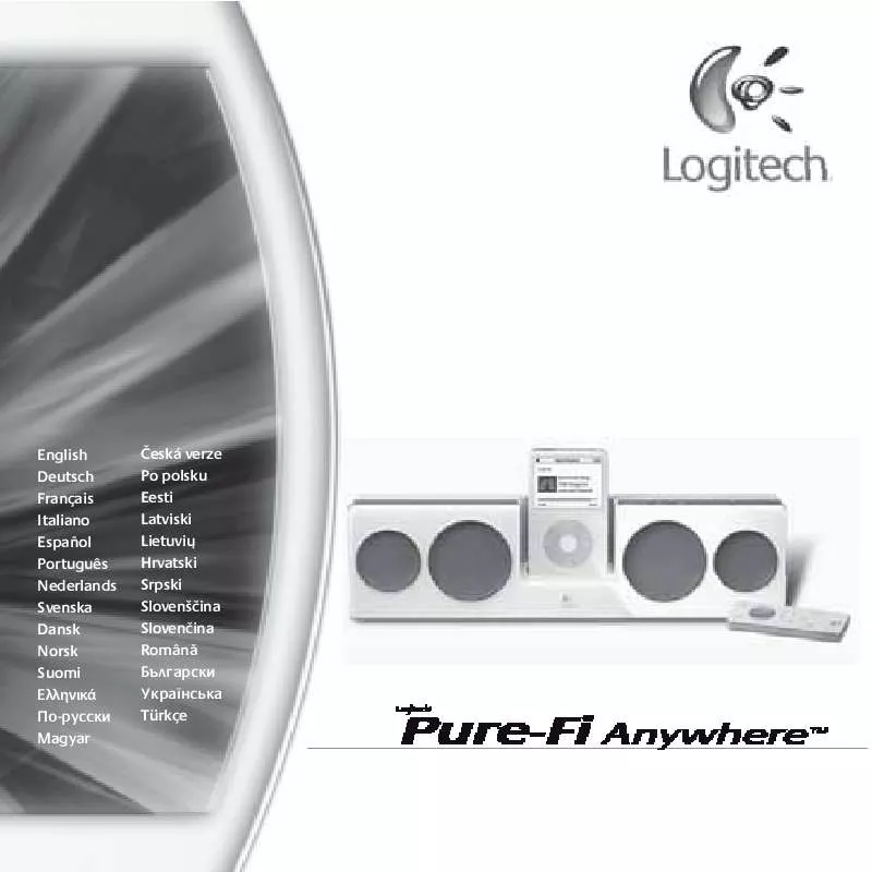 Mode d'emploi LOGITECH PURE-FI ANYWHERE 2