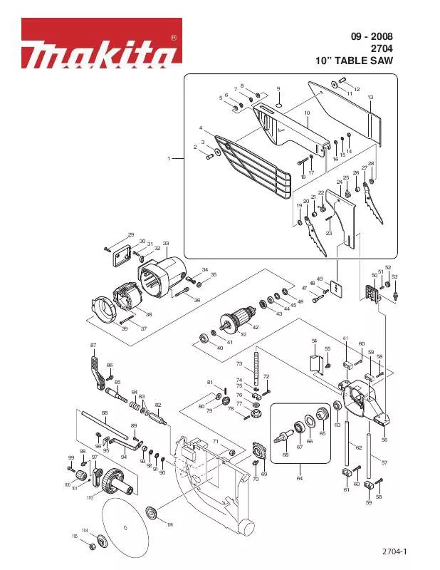 Mode d'emploi MAKITA 2704