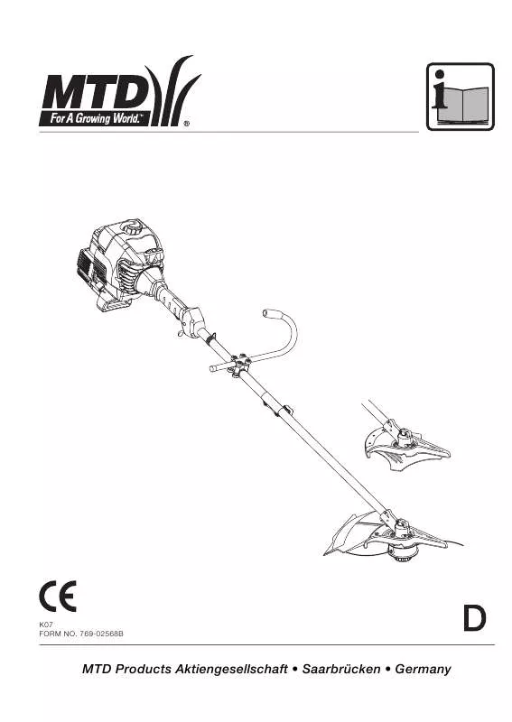 Mode d'emploi MTD 2-STROKE TRIMMER 790 M AST