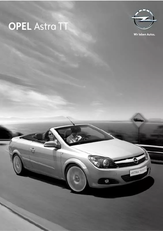 Mode d'emploi OPEL ASTRA TWINTOP