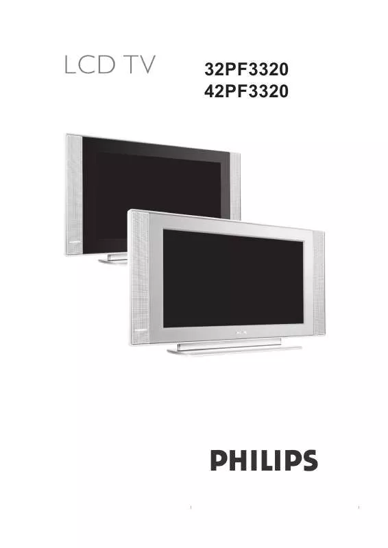 Mode d'emploi PHILIPS 32PF3320