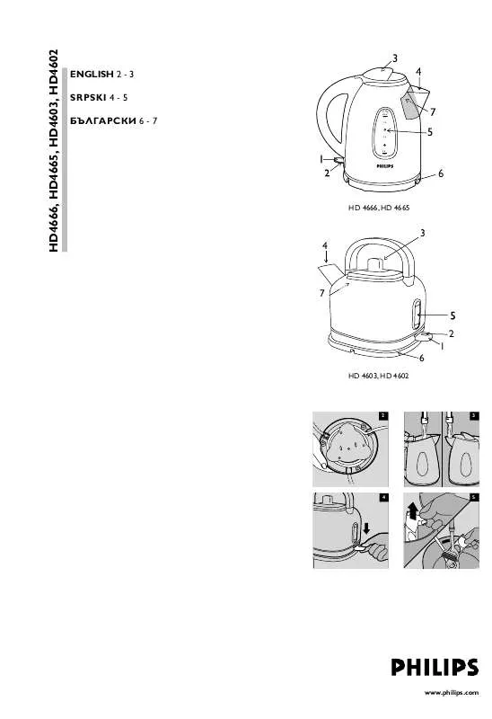 Mode d'emploi PHILIPS HD4603