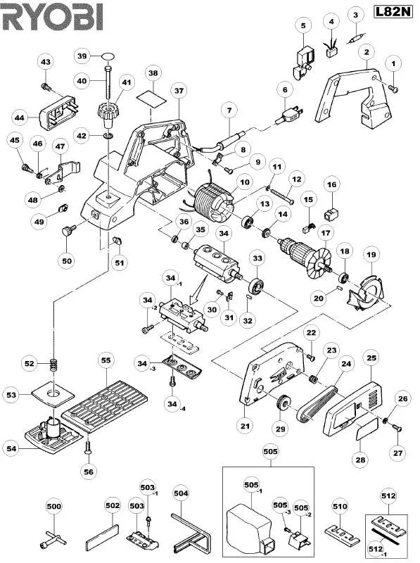 Mode d'emploi RYOBI L82N