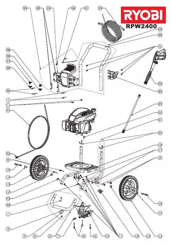 Mode d'emploi RYOBI RPW2400