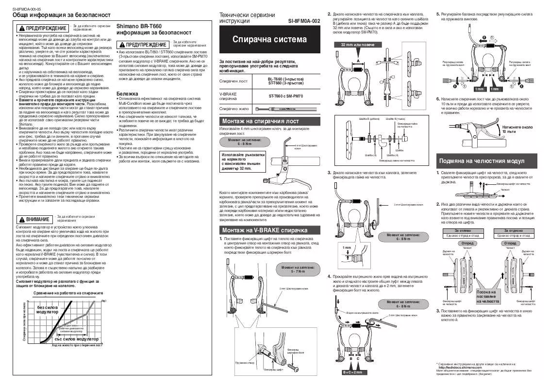 Mode d'emploi SHIMANO SI-8FM0A