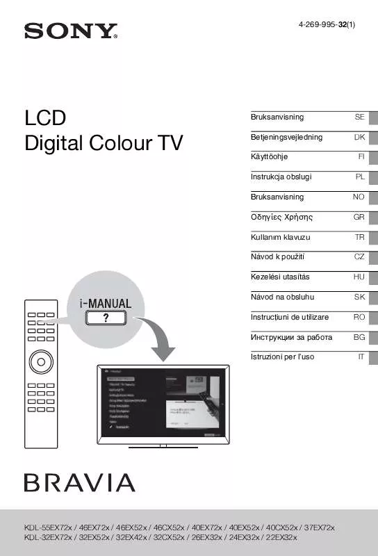 Mode d'emploi SONY KDL-24EX320