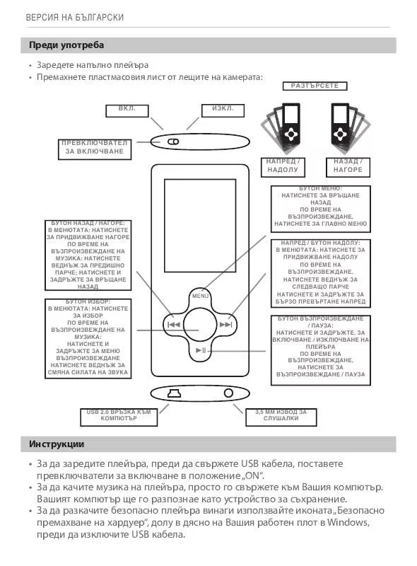 Mode d'emploi SWEEX MP520SE